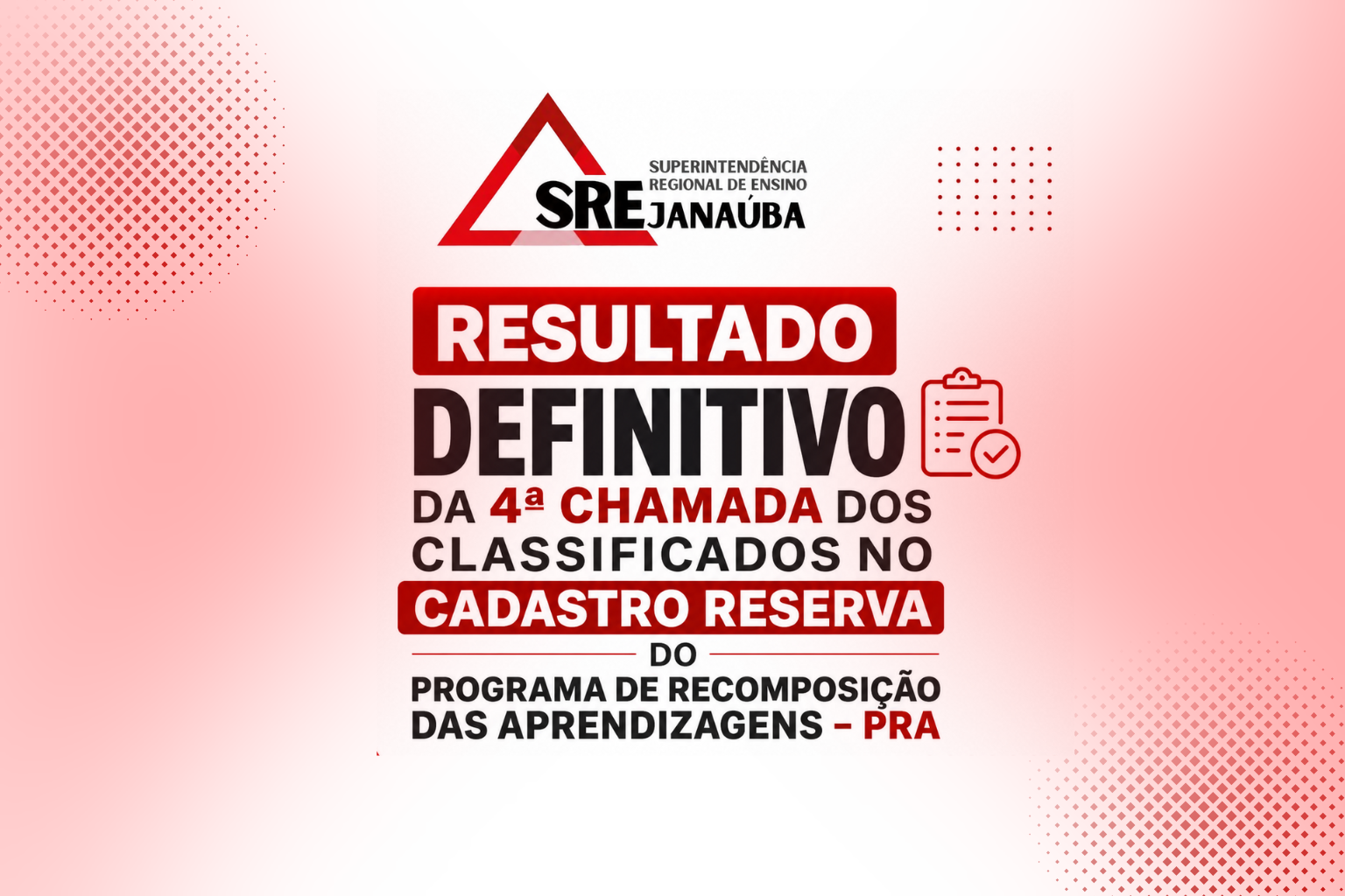 Resultado Definitivo – 4ª Chamada (Cadastro de Reserva / PRA 2026)